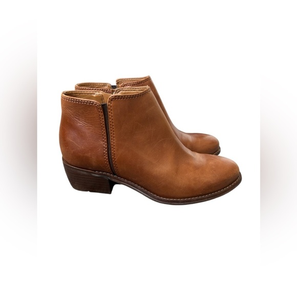 Antonio Melani Made in Brazil Women's Tan Leather Ankle Boots size 5.5 - Picture 4 of 7